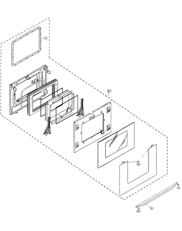 Oven door
