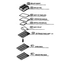 Sharp KB-3401LK accessory diagram