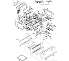 Sharp KB-4425LS microwave drawer diagram