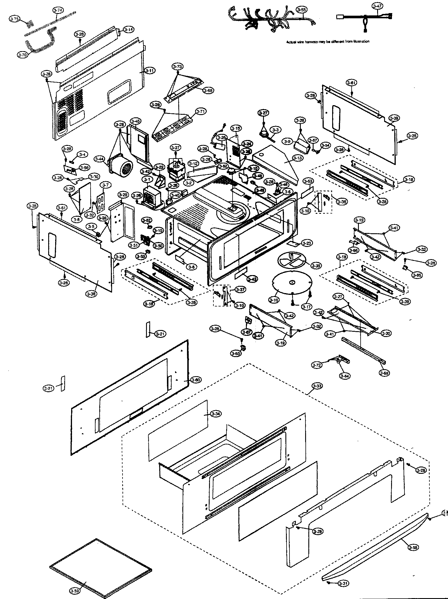 Microwave drawer
