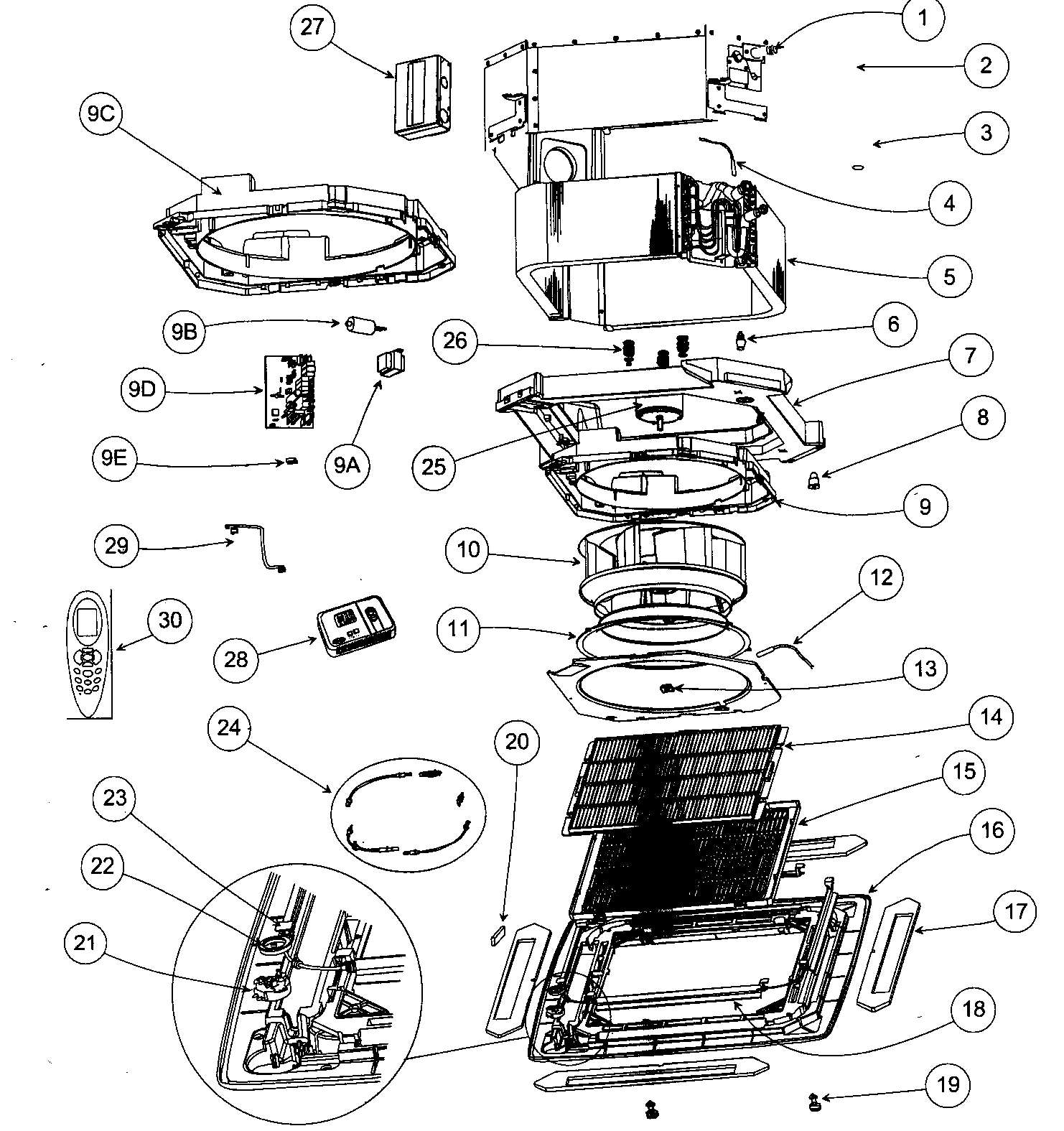 Fan coil