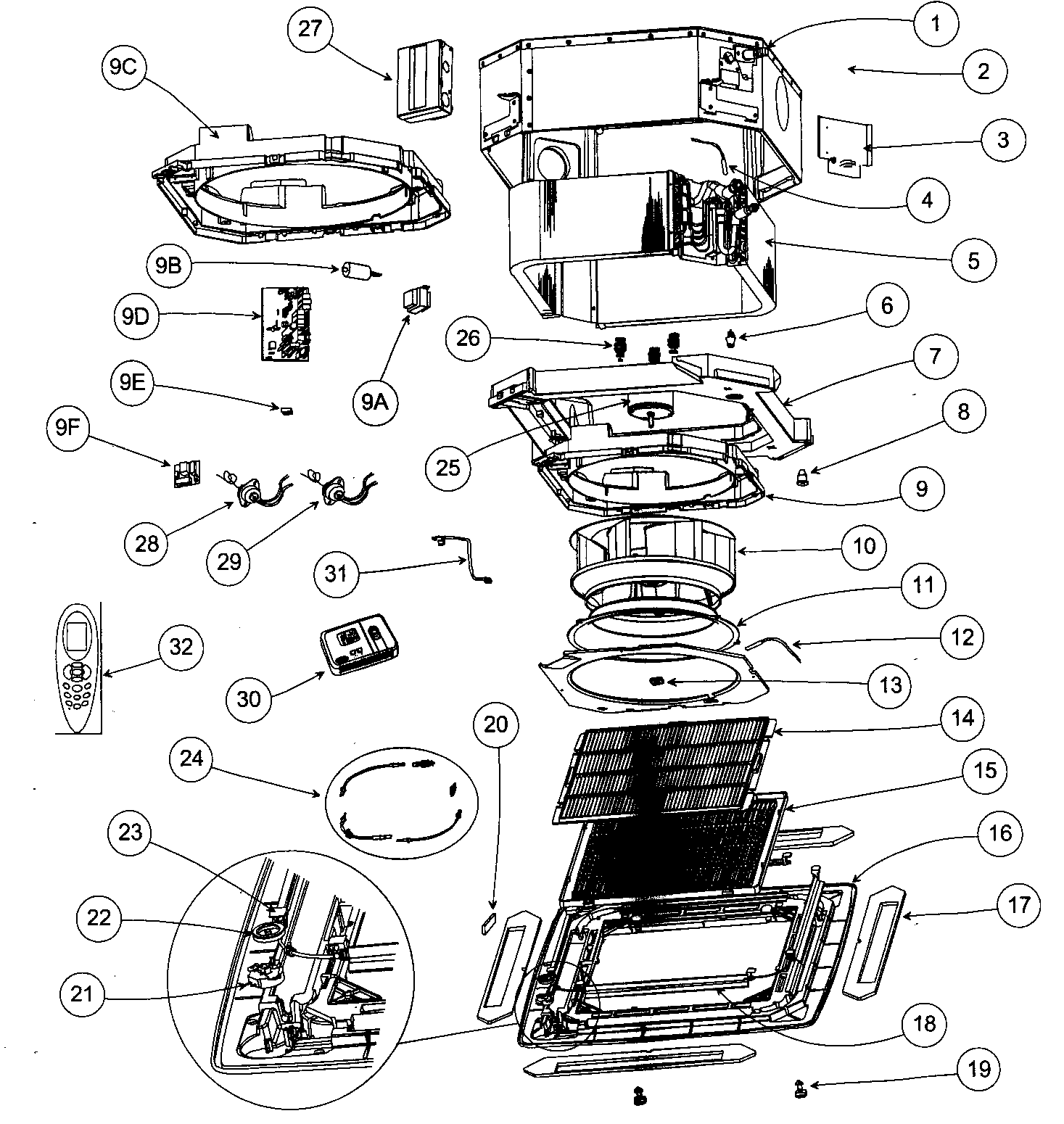 Fan coil