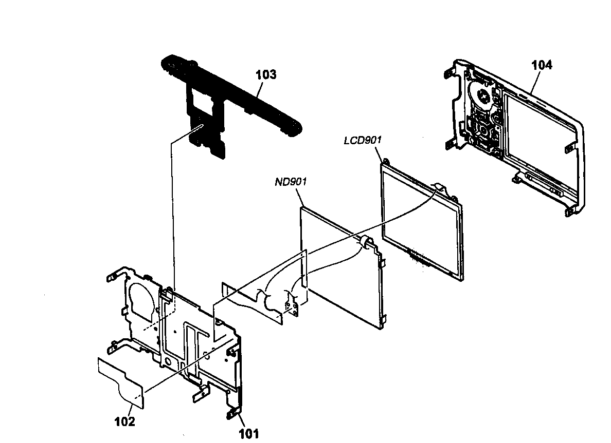 Rear cabinet parts
