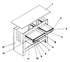 Craftsman 706597412 workbench diagram
