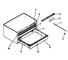 Craftsman 706619821 tool box diagram