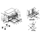 Craftsman 706655762 tool cart diagram