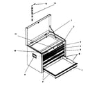 Craftsman 706957320 tool chest diagram
