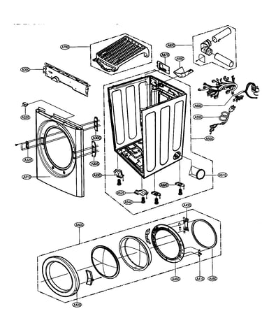 Cabinet/door assy