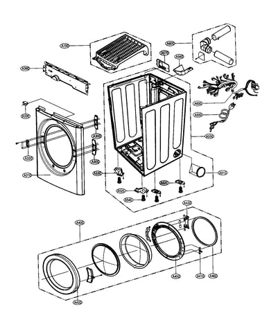Cabinet/door assy
