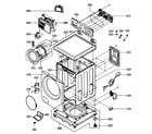 LG WM2496HWM cabinet parts diagram