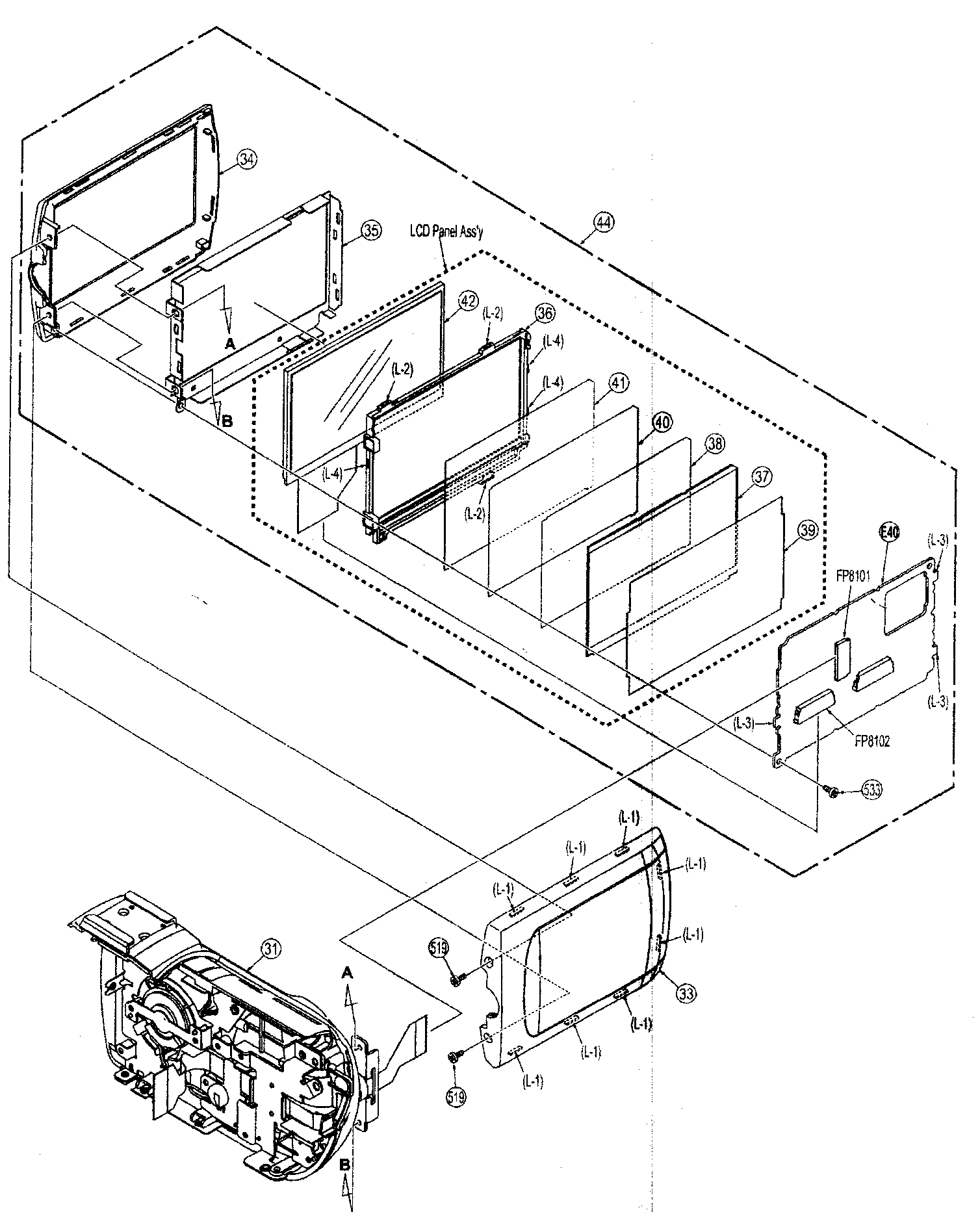 Lcd assy