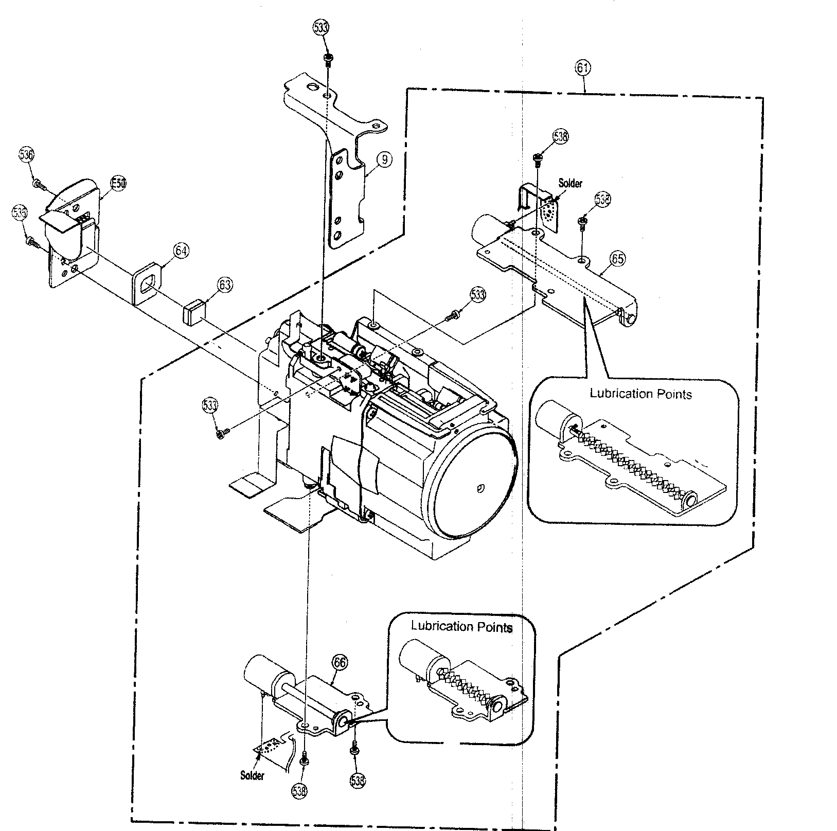 Lens assy