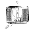 Carrier 25HCR324C0030010 side view diagram