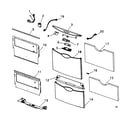 Fisher & Paykel DS603W front panel 1 diagram
