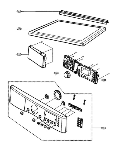 Control panel/plate assy