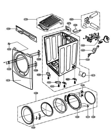 Cabinet/door assy