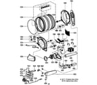 LG DLG7188WM drum/motor assy diagram