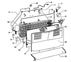 Fisher & Paykel E522BRXFD fan/cover/evaporator assy diagram