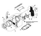 Sony DCR-HC28 cabinet parts 1 diagram