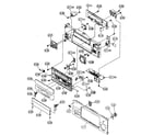 Yamaha RX-V2700 cabinet parts 2 diagram