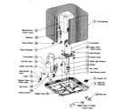 ICP C2H342GKB100 cabinet parts 1 diagram