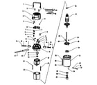 Craftsman 32017540 motor assy diagram