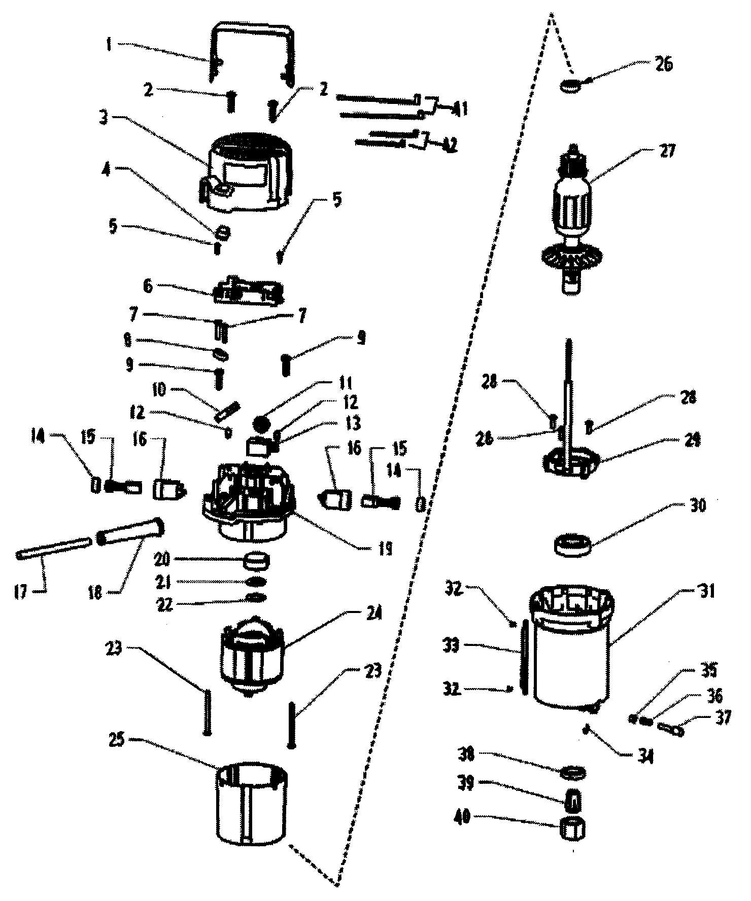 Motor assy