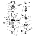 Craftsman 32017541 motor assy diagram