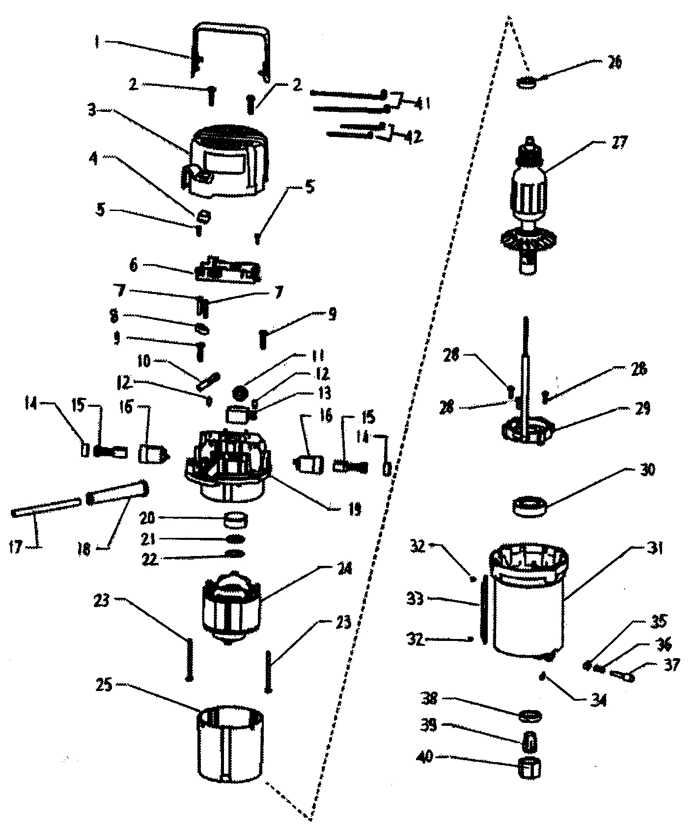 Motor assy