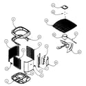 Carrier 25HPA530H0030010 cabinet parts 1 diagram