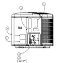 Carrier 25HPA530H0030010 cabinet parts 3 diagram