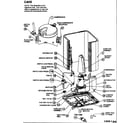 ICP T4H560GKA100 cabinet parts 1 diagram