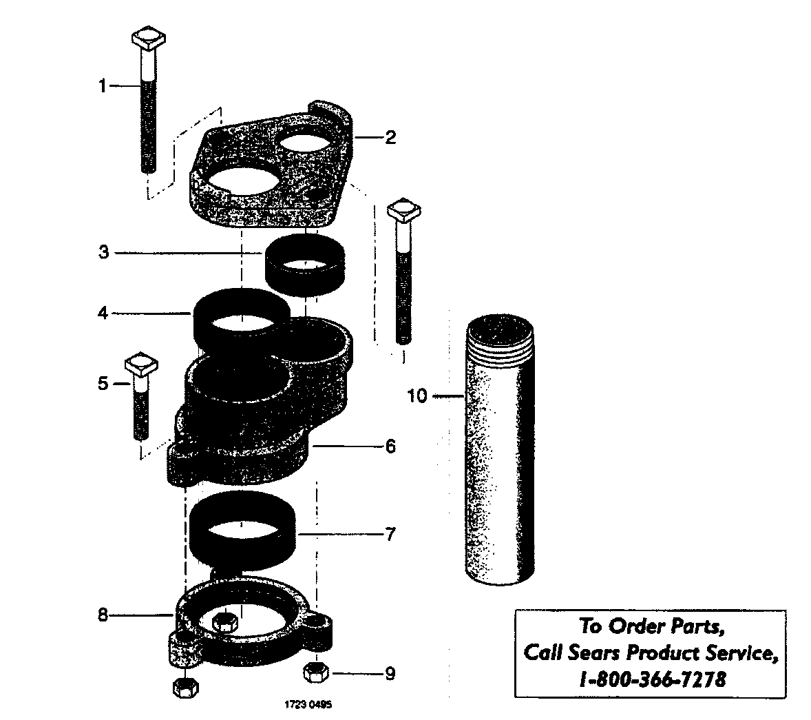 Vertical casing adapter