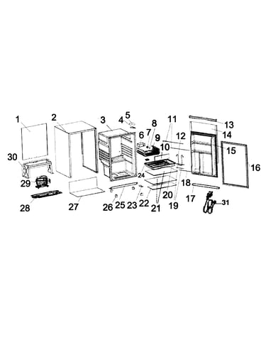 Cabinet parts