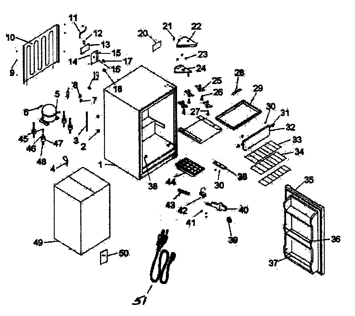 Cabinet parts