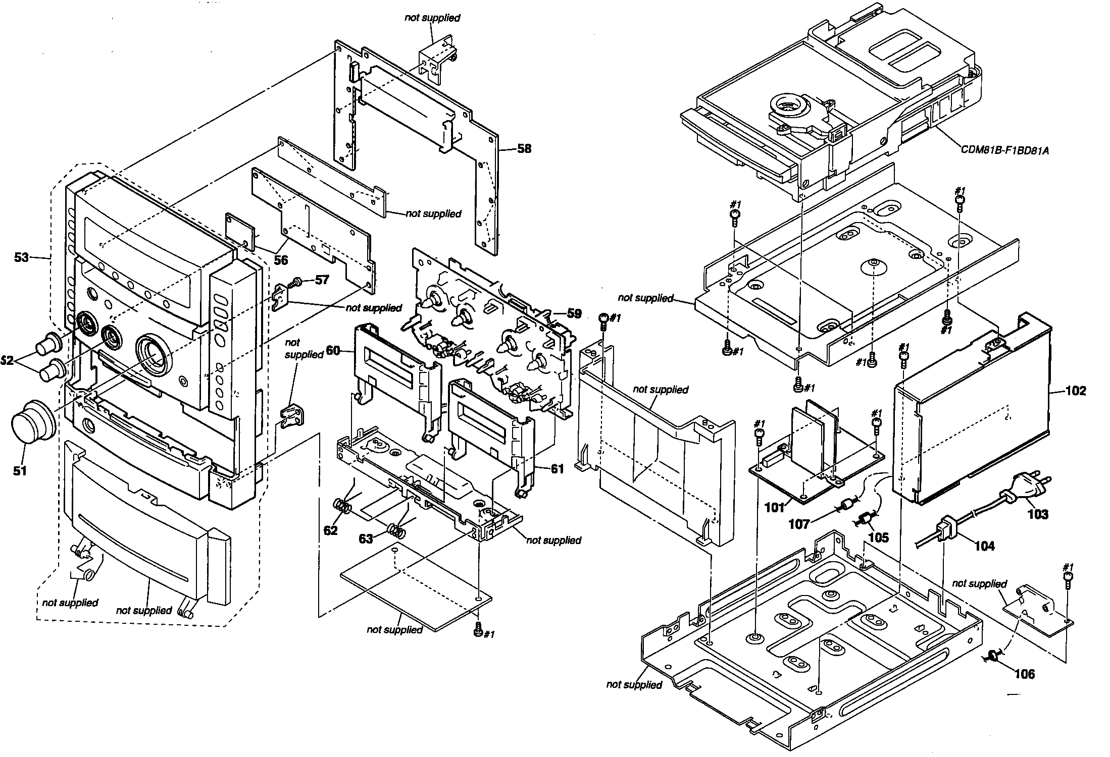 CABINET PARTS