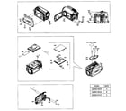 JVC GZ-MG175US cabinet parts 1 diagram