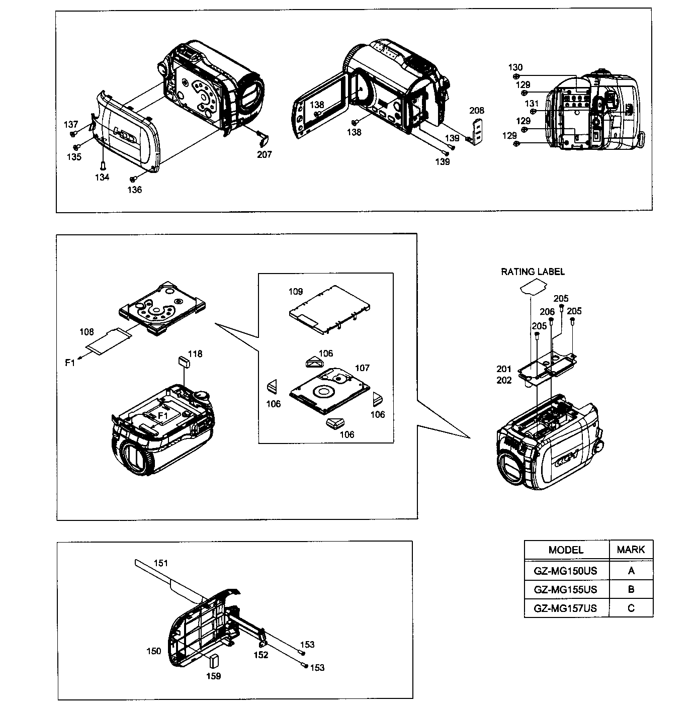 Cabinet parts 1