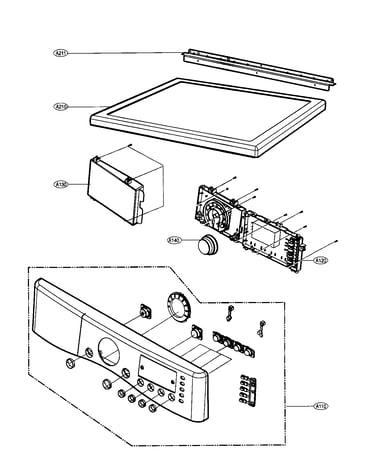 Control panel/plate assy