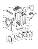 Cabinet/ door assy