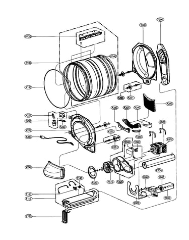 Drum/motor assy