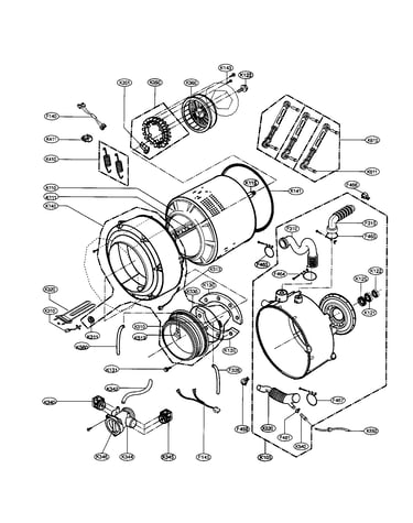Drum/tub assy