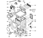 LG WM2688HNM cabinet/control panel ass diagram