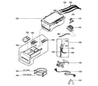 LG WM2688HNM dispenser assy diagram