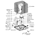 ICP H4H448GKB100 cabinet parts 1 diagram