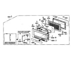 LG LMVM2055SB door parts diagram