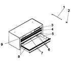 Craftsman 706596970 chest diagram