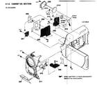 Sony DCR-DVD108 cabinet parts 3 diagram