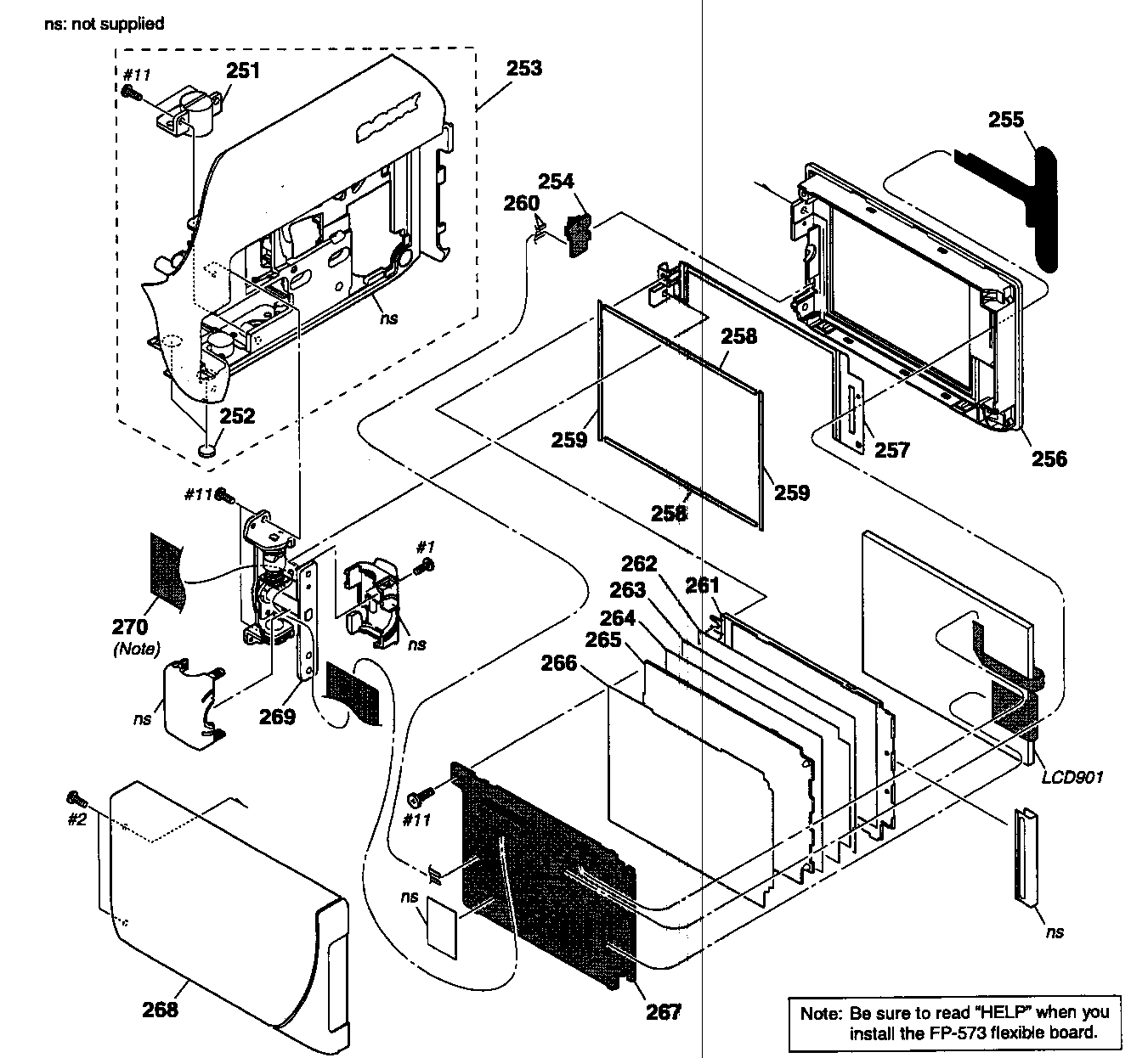 Lcd block
