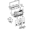 LG 50PC5D cabinet parts diagram